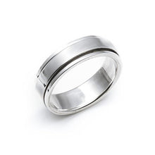 Carica l&#39;immagine nel visualizzatore di Gallery, Silverly Anello Donna Uomo In Argento .925 Unisex A Fascia 6 Mm