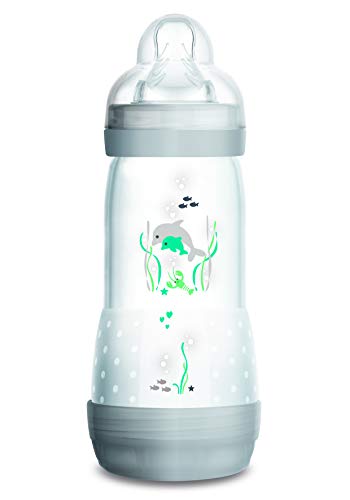 MAM Mam Biberon Easy Start anticolica con tetine Debit 3 per unisex grigio - Ilgrandebazar