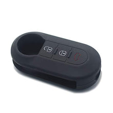 Carica l&#39;immagine nel visualizzatore di Gallery, [Portachiave] Guscio Cover Chiave in Silicone per Telecomando CHIAVE B, NERO