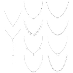 Finrezio Collana Per Le Donne Ragazze Girocollo Set Di Collane... - Ilgrandebazar