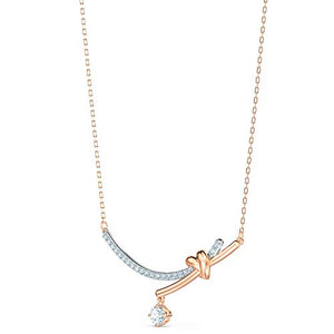 Swarovski Collana Statement Donna Placcato_Oro Cristallo Rotonda - 5517951 - Ilgrandebazar