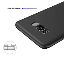 Carica l&#39;immagine nel visualizzatore di Gallery, EIISSION Samsung Galaxy S8 (5.8&quot;) Custodia, Ultra Sottile Che Cade Nero - Ilgrandebazar