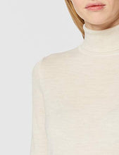 Carica l&#39;immagine nel visualizzatore di Gallery, Marchio Amazon - MERAKI Pullover Lana Merino Donna Collo 48, Beige (Oatmeal) - Ilgrandebazar