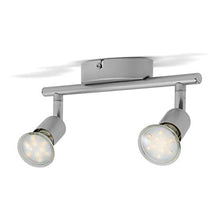 Carica l&#39;immagine nel visualizzatore di Gallery, B.K. Licht Faretti LED da soffitto orientabili, include 2 lampadine GU10 da... - Ilgrandebazar