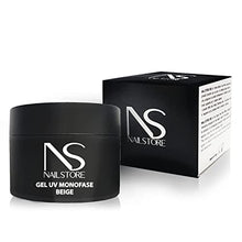 Carica l'immagine nel visualizzatore di Gallery, Nail Store - Gel UV Led Costruttore Monofasico Cover Beige – camouflage - media densità - autolivellante – facile lavorabilità – adatto per Refill e allungamento con cartina (30 g)