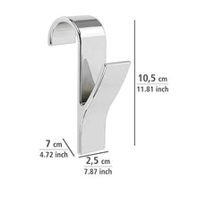 Carica l'immagine nel visualizzatore di Gallery, Wenko 81912500 Set di 4 Appendini per Termoarredo, in Plastica ABS Cromata,...