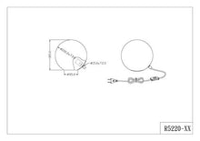 Carica l&#39;immagine nel visualizzatore di Gallery, Reality R5220-07 Pingpong Lampada Tavolo, 1xE27, 25 W, Bianco, 18.5 Bianco