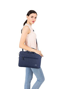 MOSISO Laptop Borsa a Spalla Compatibile con 13-13,3 Pollici, Blu Navy