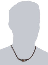 Carica l&#39;immagine nel visualizzatore di Gallery, Fossil JF00899797- Collana Vintage Casual in Pelle Marrone - Ilgrandebazar