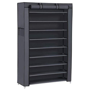 SONGMICS RXJ36G Scarpiera Antipolvere a 10 Livelli, capacità Fino a 40 Grigio - Ilgrandebazar