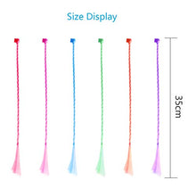 Carica l&#39;immagine nel visualizzatore di Gallery, CHIFOOM Extension Capelli Colorati Clip,24 PCS Trecce Colorate per Capelli... - Ilgrandebazar