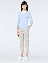 Carica l&#39;immagine nel visualizzatore di Gallery, Marchio Amazon - MERAKI Pullover Cotone Donna Scollo a V 40, Blu (Ocean Blue) - Ilgrandebazar