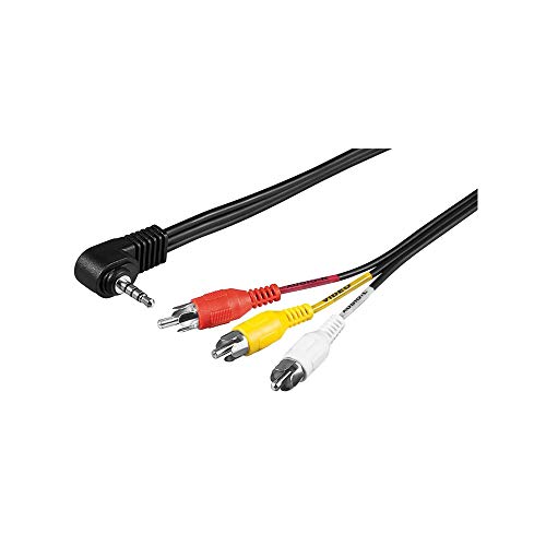 Goobay 50209 Cavo Adattatore, Composito Audio Video a 3.5mm, 1.5m Lunghezza... - Ilgrandebazar