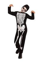 Carica l'immagine nel visualizzatore di Gallery, RUBIES Costume Scheletro per bambini e ragazze, Tuta con stampa e cappello, originale Rubies per Halloween, Carnevale e compleanno