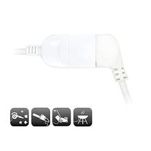 Carica l&#39;immagine nel visualizzatore di Gallery, EW3800 - Prolunga elettrica bianca 3mt, spina Italiana 10A 90° Bianco - Ilgrandebazar