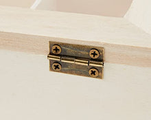 Carica l&#39;immagine nel visualizzatore di Gallery, RAYHER 6241500 Scatola Porta Bustine Tè Tisane in Legno Naturale, 12 Scomparti 28,5 x 23,5 x 7cm