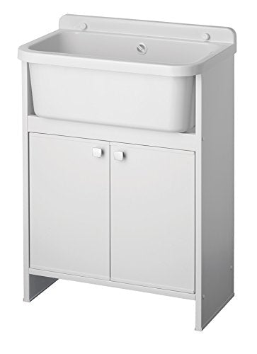 Negrari 5001PKC Lavatoio Salvaspazio, Bianco, 55 x 35 x 78 cm - Ilgrandebazar