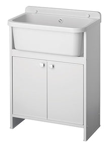 Negrari 5001PKC Lavatoio Salvaspazio, Bianco, 55 x 35 x 78 cm - Ilgrandebazar