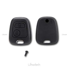 Carica l&#39;immagine nel visualizzatore di Gallery, Cover Chiave Guscio Telecomando 2 Tasti Peugeot 106 107 206 207 208 407 806...