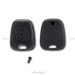 Cover Chiave Guscio Telecomando 2 Tasti Peugeot 106 107 206 207 208 407 806...