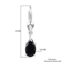 Carica l&#39;immagine nel visualizzatore di Gallery, TJC - Orecchini pendenti da donna, in argento Sterling 925, con tormalina... - Ilgrandebazar