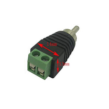 Carica l'immagine nel visualizzatore di Gallery, SIENOC 5 x Phono RCA Spina maschio di AV Terminale a vite Connettore
