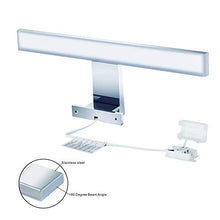 Carica l&#39;immagine nel visualizzatore di Gallery, Luce da Specchio a LED in Acciaio Inossidabile/Aourow Lampada Specchio... - Ilgrandebazar