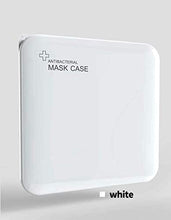 Carica l&#39;immagine nel visualizzatore di Gallery, LEOROF Porta Mascherina Custodia Pieghevole in Plastica Rigida Leggera Varie Colorazioni (off-White)