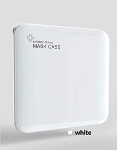 LEOROF Porta Mascherina Custodia Pieghevole in Plastica Rigida Leggera Varie Colorazioni (off-White)