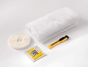 Schellenberg 50328 Zanzariera per Lucernari, Bianco, 150 X 180 cm Bianco