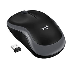 Carica l&#39;immagine nel visualizzatore di Gallery, Logitech M185 Mouse Wireless, 2,4 GHz con Mini Ricevitore USB, Durata Batteria di 12 Mesi, Tracciamento Ottico 1000 DPI, Ambidestro, Compatibile con PC, Mac, Laptop - Grigio