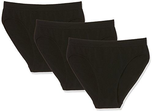 POMPEA Silver Slip (Pacco da 3) 42 (Taglia produttore:S/M), Nero (Nero 0071) - Ilgrandebazar