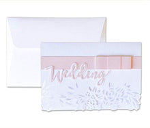 Carica l&#39;immagine nel visualizzatore di Gallery, Wedding - Matrimonio - super bianco - traforato - biglietto d&#39;auguri... - Ilgrandebazar