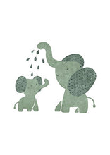 Carica l&#39;immagine nel visualizzatore di Gallery, Rotho Babydesign Coprifasciatoio, Da 0 mesi, 70 x 50 cm, Modern Elephants - Ilgrandebazar