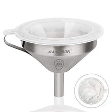 Carica l'immagine nel visualizzatore di Gallery, HAUSPROFI - Imbuto in Acciaio Inox da 5 Pollici/13cm 13cm + 200mesh