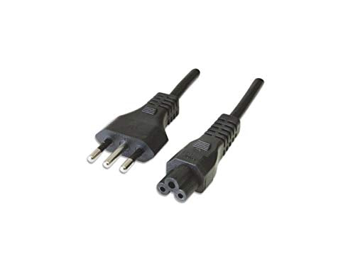 CAVO ALIMENTAZIONE TRIPOLARE 1,50MT SPINA ITALIANA 3P PRESA TRIFOGLIO C5 3P... - Ilgrandebazar