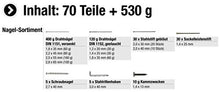 Carica l&#39;immagine nel visualizzatore di Gallery, Connex Assortimento Chiodi, 530 g - Ilgrandebazar