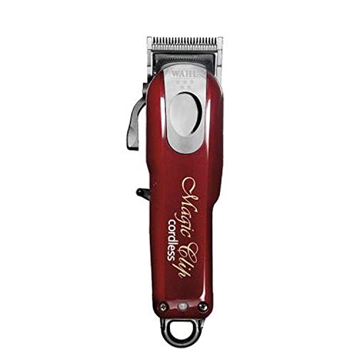 Wahl 8148 Magic Clip - Tosatrice Professionale Senza fili, Rosso