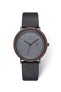 KERBHOLZ orologio in legno - Masterpieces Collection Noce / Nero Notte - Ilgrandebazar