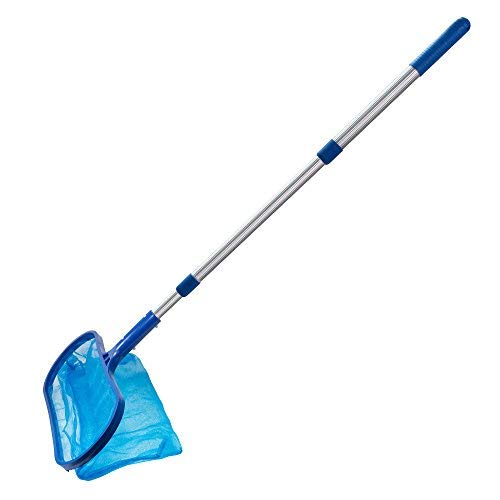 Pool Skimmer di Aquatix Pro Premium Deep Bag Leaf Rake con 4 piedi Heavy... - Ilgrandebazar