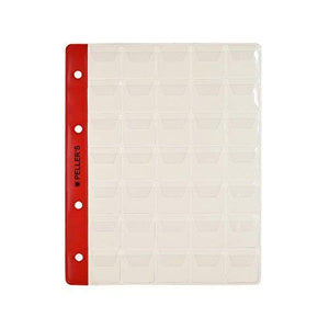 PELLER'S 10 Fogli per Collezione, 35 Tasche 27mm X su Ogni Pagina, per... - Ilgrandebazar