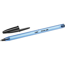 Carica l'immagine nel visualizzatore di Gallery, Bic Cristal Soft Punta Media 1,2 mm Confezione 10 Penne con Cappuccio Nero