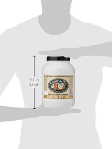 CocoPacific, olio extravergine di cocco non raffinato, inodore, 3 litri