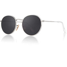Carica l'immagine nel visualizzatore di Gallery, CGID E01 Occhiali da Sole Uomo e Donna Piccoli Retro Vintage 7 Argento Grigio - Ilgrandebazar