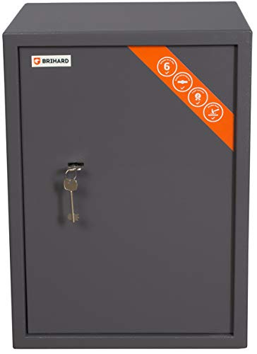 Brihard Business Cassaforte con Chiusura di Alta (53x39x37.5cm) - Ilgrandebazar