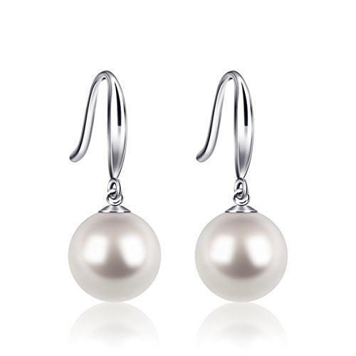 Orecchini di Perle Donna D.Perlla Argento Sterling 925 Bianco...