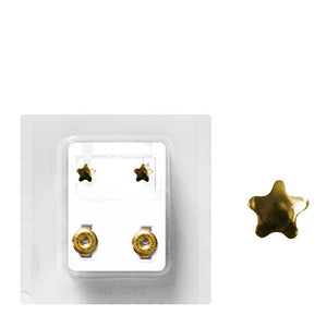 1 Paio Di Orecchini In Acciaio Chirurgico Sterile Con Cuore 4 Mm - Foto 9