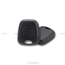 Carica l&#39;immagine nel visualizzatore di Gallery, Cover Chiave Guscio Telecomando 2 Tasti Peugeot 106 107 206 207 208 407 806...
