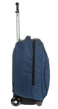 Carica l&#39;immagine nel visualizzatore di Gallery, Trolley Invicta Benin Recycled, Blu, 35 Lt, 2in1 Zaino con Sollevamento Blu