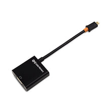 Carica l&#39;immagine nel visualizzatore di Gallery, Cable Matters Adattatore da micro HDMI a VGA (convertitore Micro HDMI, Nero